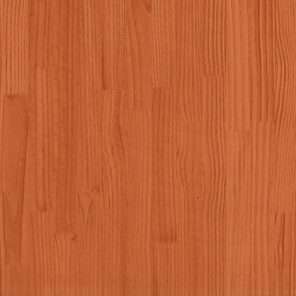 vidaXL Κρεβάτι Βιβλιοθήκη Χωρίς Στρώμα 180x200 εκ Μασίφ Ξύλο Πεύκου