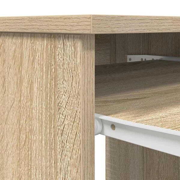 vidaXL Γραφείο Sonoma Δρυς 86x49x76 εκ. από Επεξεργασμένο Ξύλο