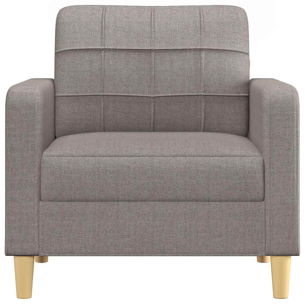 vidaXL Πολυθρόνα Taupe 60 εκ. Υφασμάτινη