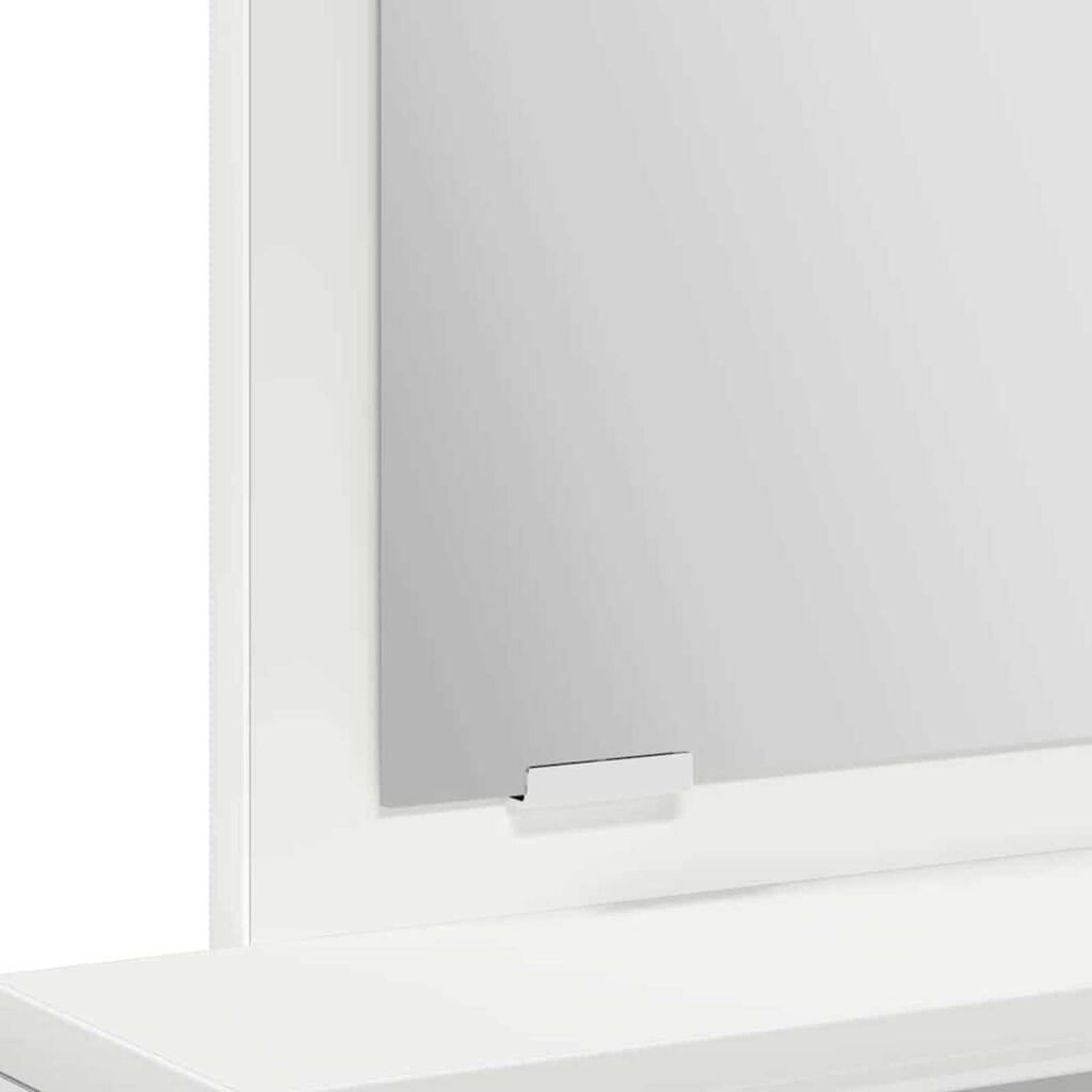 vidaXL Κομμό Υπνοδωματίου Λευκό 50 x 41 x 140 εκ. Επεξεργασμένο ξύλο