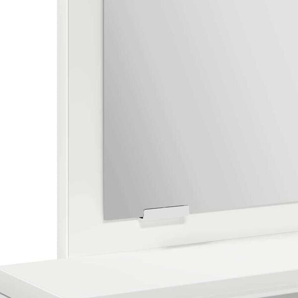 vidaXL Κομμό Υπνοδωματίου Λευκό 50 x 41 x 140 εκ. Επεξεργασμένο ξύλο
