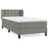 vidaXL &Kappa;&rho;&epsilon;&beta;ά&tau;&iota; Boxspring &mu;&epsilon; &Sigma;&tau;&rho;ώ&mu;&alpha; &Alpha;&nu;&omicron;&iota;&chi;&tau;ό &Gamma;&kappa;&rho;&iota; 80x200 &epsilon;&kappa;. &Beta;&epsilon;&lambda;&omicron;ύ&delta;&iota;&nu;&omicron;