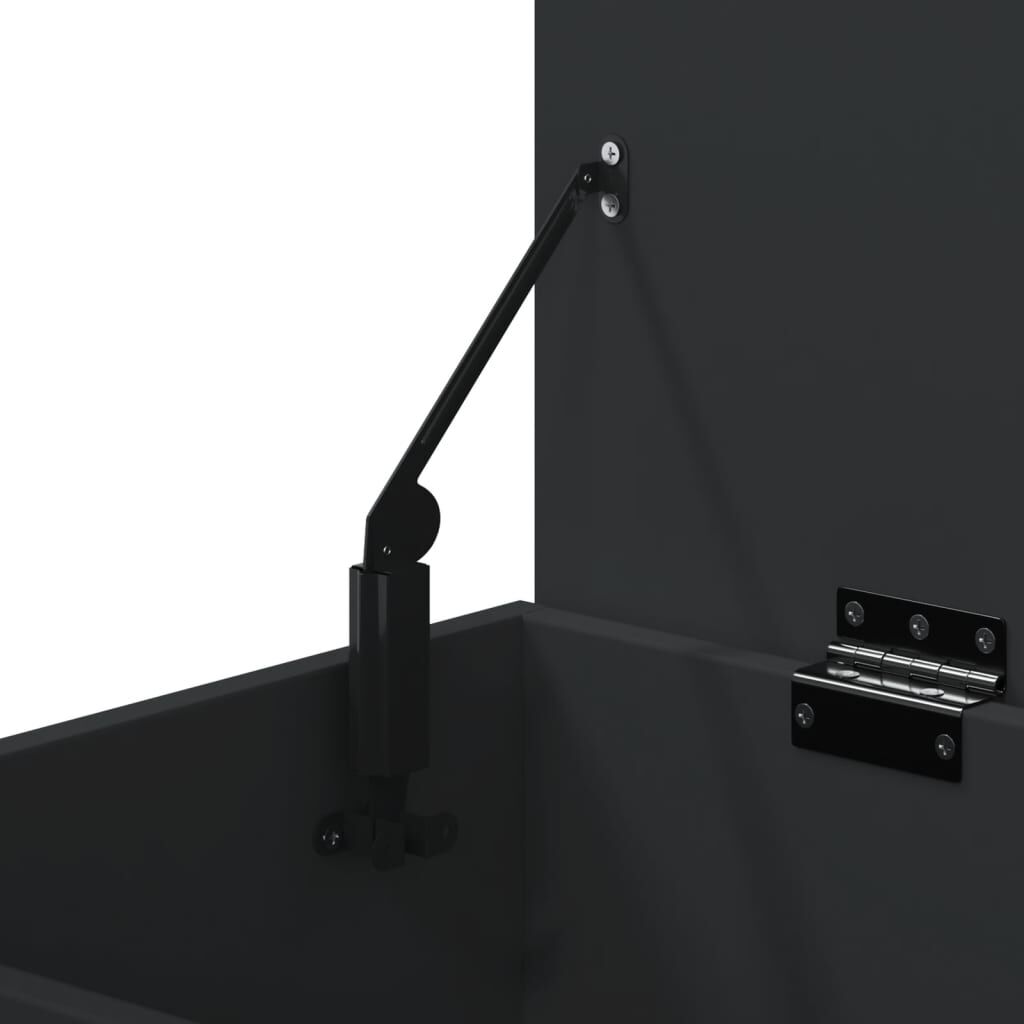 vidaXL Παπουτσοθήκη Μαύρη 60 x 30 x 45 εκ. από Επεξ. Ξύλο