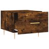 vidaXL Τραπεζάκια Σαλονιού 2 τεμ Καπνιστή Oak 50x50x40 εκ Επεξ. Ξύλο