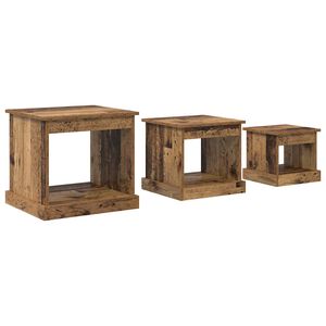 vidaXL &Tau;&rho;&alpha;&pi;&epsilon;&zeta;ά&kappa;&iota; &sigma;&alpha;&lambda;&omicron;&nu;&iota;&omicron;ύ 3 &tau;&mu;&chi;. &Pi;&alpha;&lambda;&iota;ό &Xi;ύ&lambda;&omicron; 48 x 45 x 45 &epsilon;&kappa;.