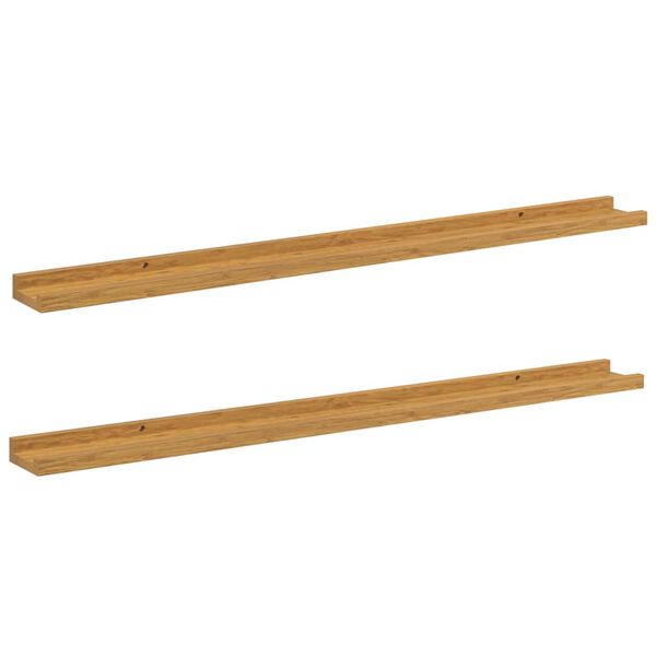 vidaXL &Rho;ά&phi;&iota; &Tau;&omicron;ί&chi;&omicron;&upsilon; 2 pcs &Mu;&pi;&epsilon;&zeta; 100 x 9 x 3 cm &Epsilon;&pi;&epsilon;&xi;&epsilon;&rho;&gamma;&alpha;&sigma;&mu;έ&nu;&omicron; &xi;ύ&lambda;&omicron;