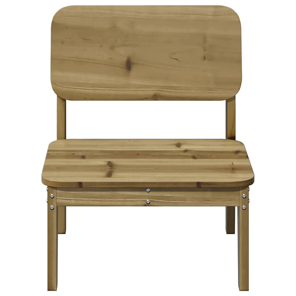 Καρέκλα κήπου vidaXL 60x52,5x72 cm Εμποτισμένο ξύλο πεύκο