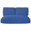 vidaXL Σετ Μαξιλαριών Πάγου 3 pcs Βασιλικό Μπλε 120 x 80 x 12 cm