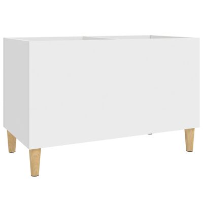 vidaXL Έπιπλο Δίσκων Λευκό 74,5 x 38 x 48 εκ. από Επεξεργασμένο Ξύλο