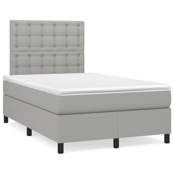 vidaXL &Kappa;&rho;&epsilon;&beta;ά&tau;&iota; Boxspring &mu;&epsilon; &Sigma;&tau;&rho;ώ&mu;&alpha; &Alpha;&nu;&omicron;&iota;&chi;&tau;ό &Gamma;&kappa;&rho;&iota; 120x190 &epsilon;&kappa;. &Upsilon;&phi;&alpha;&sigma;&mu;ά&tau;&iota;&nu;&omicron;