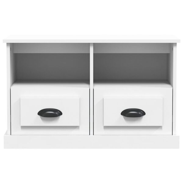 vidaXL Έπιπλο Τηλεόρασης Λευκό 80 x 35 x 50 εκ. Επεξεργασμένο Ξύλο