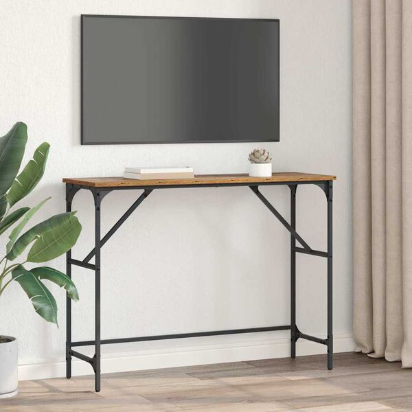 vidaXL &Tau;&rho;&alpha;&pi;έ&zeta;&iota; &kappa;&omicron;&nu;&sigma;ό&lambda;&alpha;&sigmaf; &Pi;&alpha;&lambda;&iota;ό &xi;ύ&lambda;&omicron; 100 x 32 x 75 &epsilon;&kappa; &Epsilon;&pi;&epsilon;&xi;&epsilon;&rho;&gamma;&alpha;&sigma;&mu;έ&nu;&omicron; &xi;ύ&lambda;&omicron;