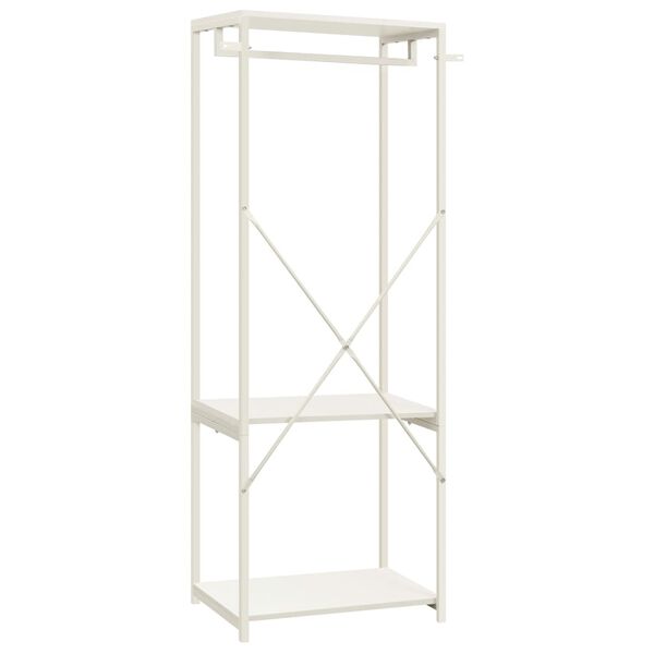 vidaXL &Nu;&tau;&omicron;&upsilon;&lambda;ά&pi;&alpha; &Lambda;&epsilon;&upsilon;&kappa;ή 60 x 40 x 167 &epsilon;&kappa;. &Mu;έ&tau;&alpha;&lambda;&lambda;&omicron; & &Mu;&omicron;&rho;&iota;&omicron;&sigma;&alpha;&nu;ί&delta;&alpha;