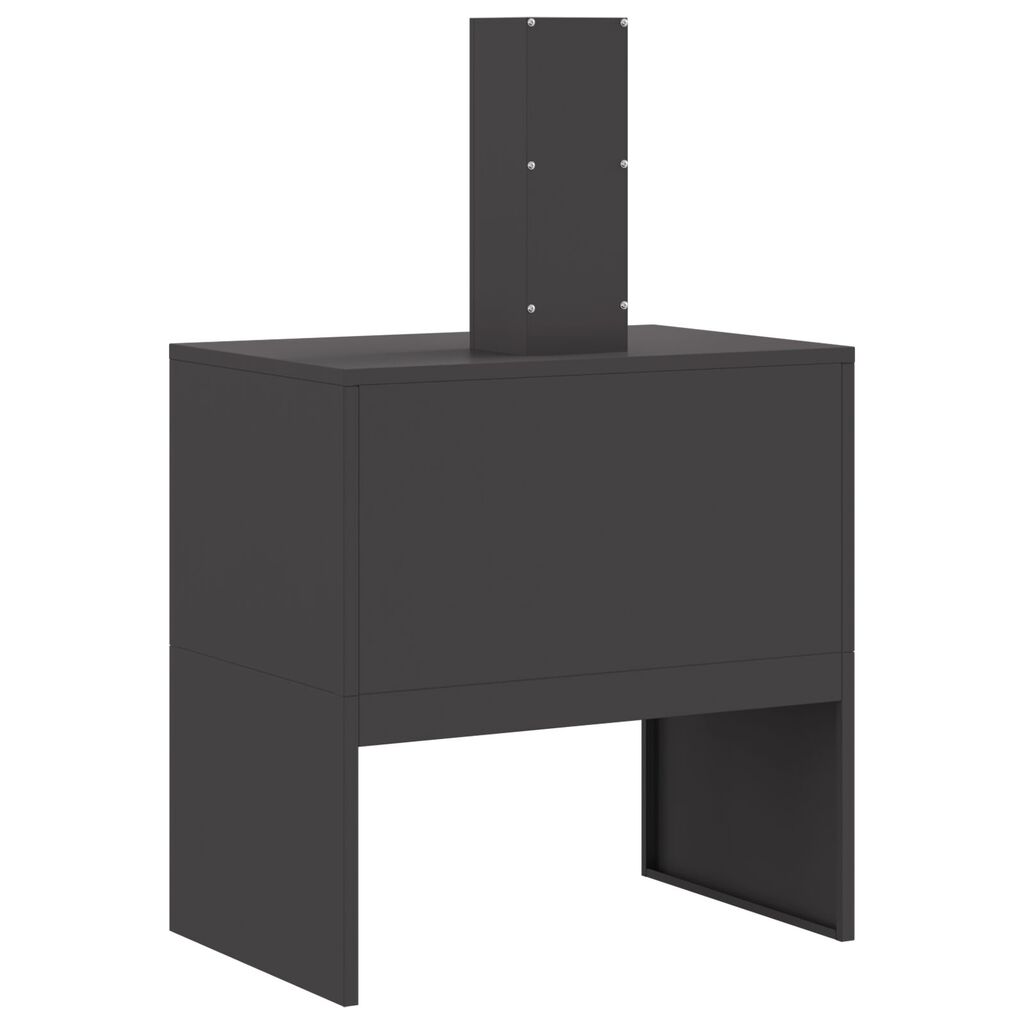 vidaXL Φούρνος με Καμινάδα Μαύρος 60x40x96 εκ Ατσάλι