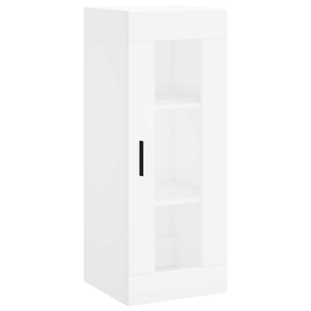 vidaXL Ντουλάπι Λευκό 34,5 x 34 x 180 εκ. από Επεξεργασμένο Ξύλο