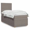 vidaXL &Kappa;&rho;&epsilon;&beta;ά&tau;&iota; Boxspring &mu;&epsilon; &Sigma;&tau;&rho;ώ&mu;&alpha; Taupe 100 x 200 &epsilon;&kappa;. &Upsilon;&phi;&alpha;&sigma;&mu;ά&tau;&iota;&nu;&omicron;