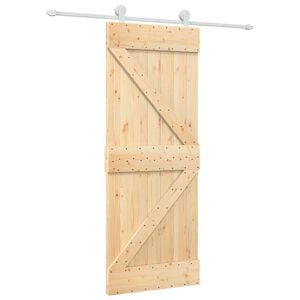 vidaXL &Sigma;&upsilon;&rho;ό&mu;&epsilon;&nu;&eta; &Pi;ό&rho;&tau;&alpha; 80 x 210 cm &Mu;&alpha;&sigma;ί&phi; &Xi;ύ&lambda;&omicron; &Pi;&epsilon;ύ&kappa;&omicron;&upsilon; &Phi;&upsilon;&sigma;&iota;&kappa;ό &kappa;&alpha;&iota; &Lambda;&epsilon;&upsilon;&kappa;ό