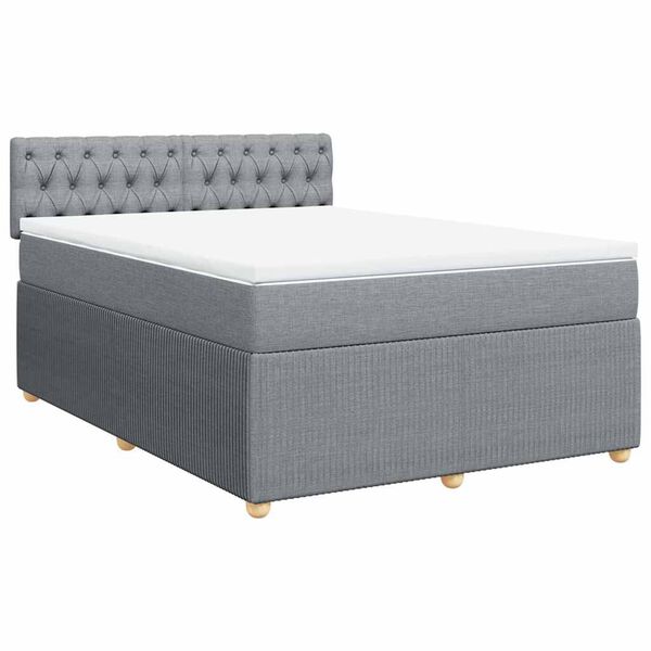 vidaXL &Kappa;&rho;&epsilon;&beta;ά&tau;&iota; Boxspring &mu;&epsilon; &Sigma;&tau;&rho;ώ&mu;&alpha; &Alpha;&nu;. &Pi;&rho;ά&sigma;&iota;&nu;&omicron; 160x200&epsilon;&kappa; &Upsilon;&phi;&alpha;&sigma;&mu;ά&tau;&iota;&nu;&omicron;