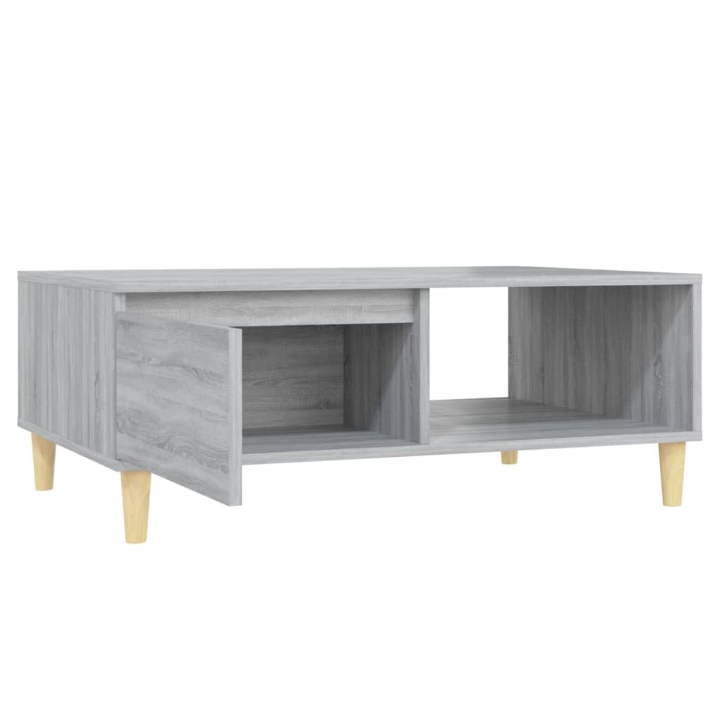 vidaXL Τραπεζάκι Σαλονιού Γκρι Sonoma 90x60x35 εκ. Επεξεργασμένο Ξύλο