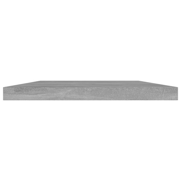 vidaXL Ράφια Βιβλιοθήκης 8 τεμ. Γκρι Σκυροδ. 40x20x1,5 εκ. Μοριοσανίδα
