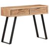 vidaXL &Tau;&rho;&alpha;&pi;έ&zeta;&iota; &Kappa;&omicron;&nu;&sigma;ό&lambda;&alpha; Live Edge 100x35x76 &epsilon;&kappa;. &alpha;&pi;ό &Mu;&alpha;&sigma;ί&phi; &Xi;ύ&lambda;&omicron; &Alpha;&kappa;&alpha;&kappa;ί&alpha;&sigmaf;
