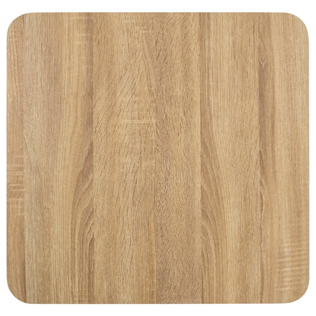 vidaXL Τραπέζι Bistro Ανοιχτό Καφέ 50 x 50 εκ. από MDF