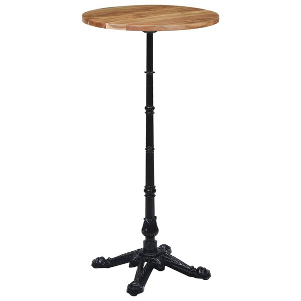 vidaXL Πόδι Τραπεζιού Bistro Μαύρο 52x52x108 εκ. από Χυτοσίδηρο