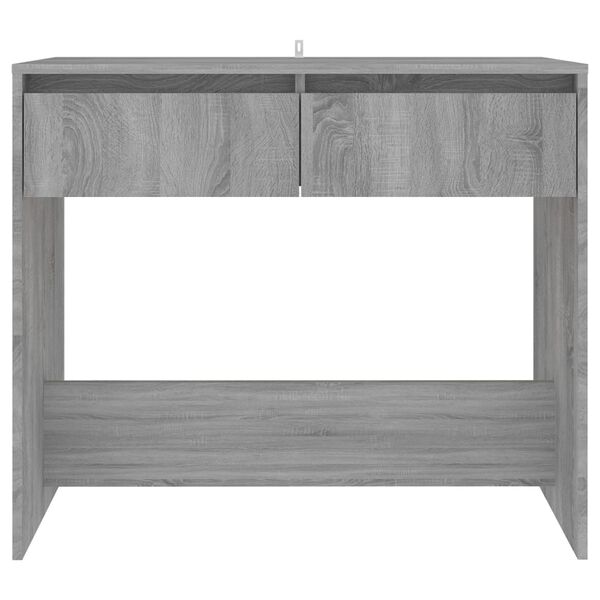 vidaXL Τραπέζι Κονσόλα Γκρι Sonoma 89x41x76,5 εκ. Επεξεργασμένο Ξύλο