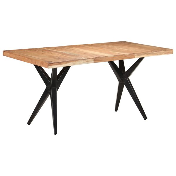 vidaXL Τραπεζαρία 160 x 80 x 76 εκ. από Μασίφ Ξύλο Ακακίας