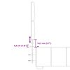 vidaXL Κρεβάτι Boxspring με Στρώμα Μαύρο 100 x 200 εκ. Υφασμάτινο