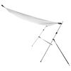 vidaXL Επέκταση Σκιάστρου Σχήμα Τ Λευκή 174x205x(115-194) εκ.