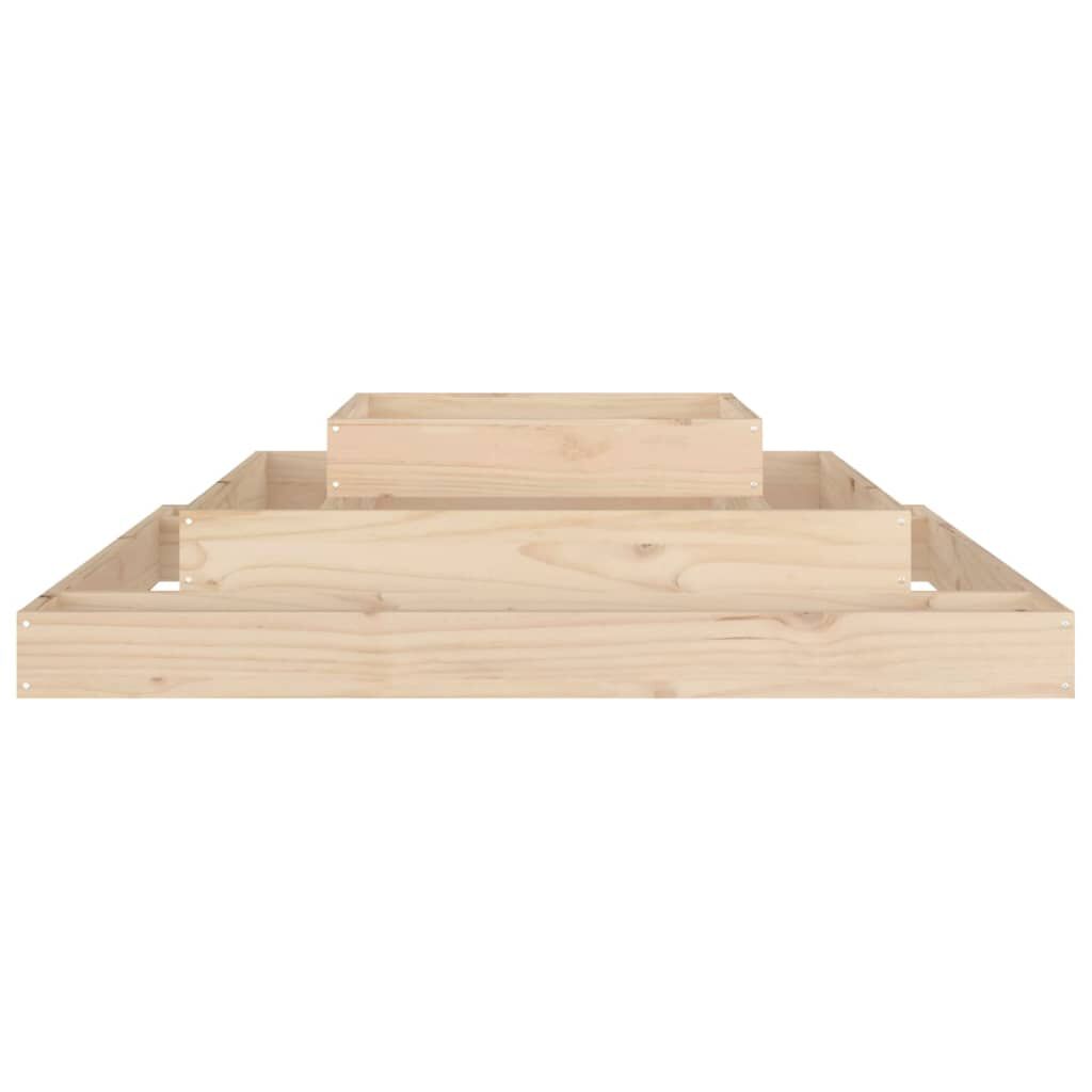 vidaXL Ζαρντινιέρα 110 x 110 x 27 εκ. από Μασίφ Ξύλο Πεύκου