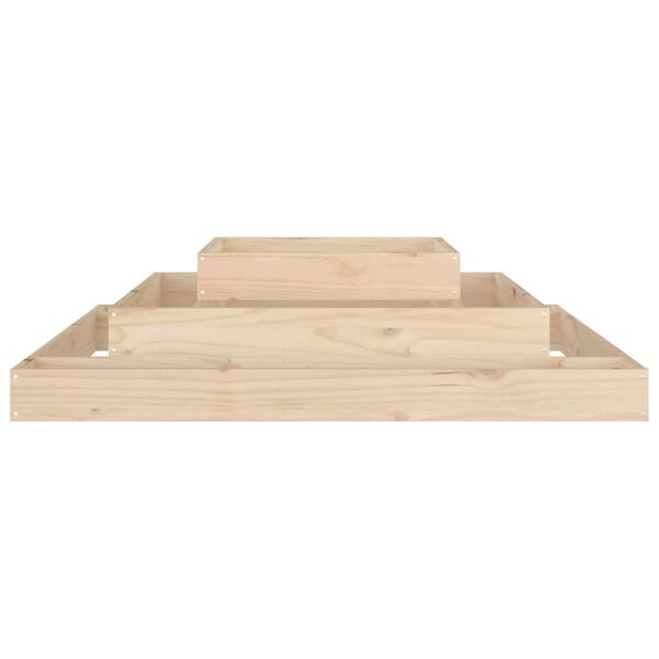vidaXL Ζαρντινιέρα 110 x 110 x 27 εκ. από Μασίφ Ξύλο Πεύκου