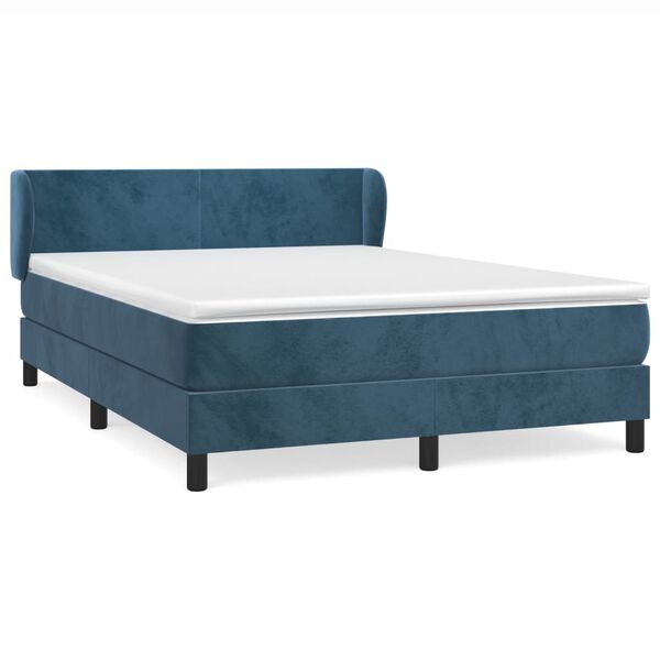 vidaXL &Kappa;&rho;&epsilon;&beta;ά&tau;&iota; Boxspring &mu;&epsilon; &Sigma;&tau;&rho;ώ&mu;&alpha; &Sigma;&kappa;&omicron;ύ&rho;&omicron; &Mu;&pi;&lambda;&epsilon; 140x200 &epsilon;&kappa;. &Beta;&epsilon;&lambda;&omicron;ύ&delta;&iota;&nu;&omicron;