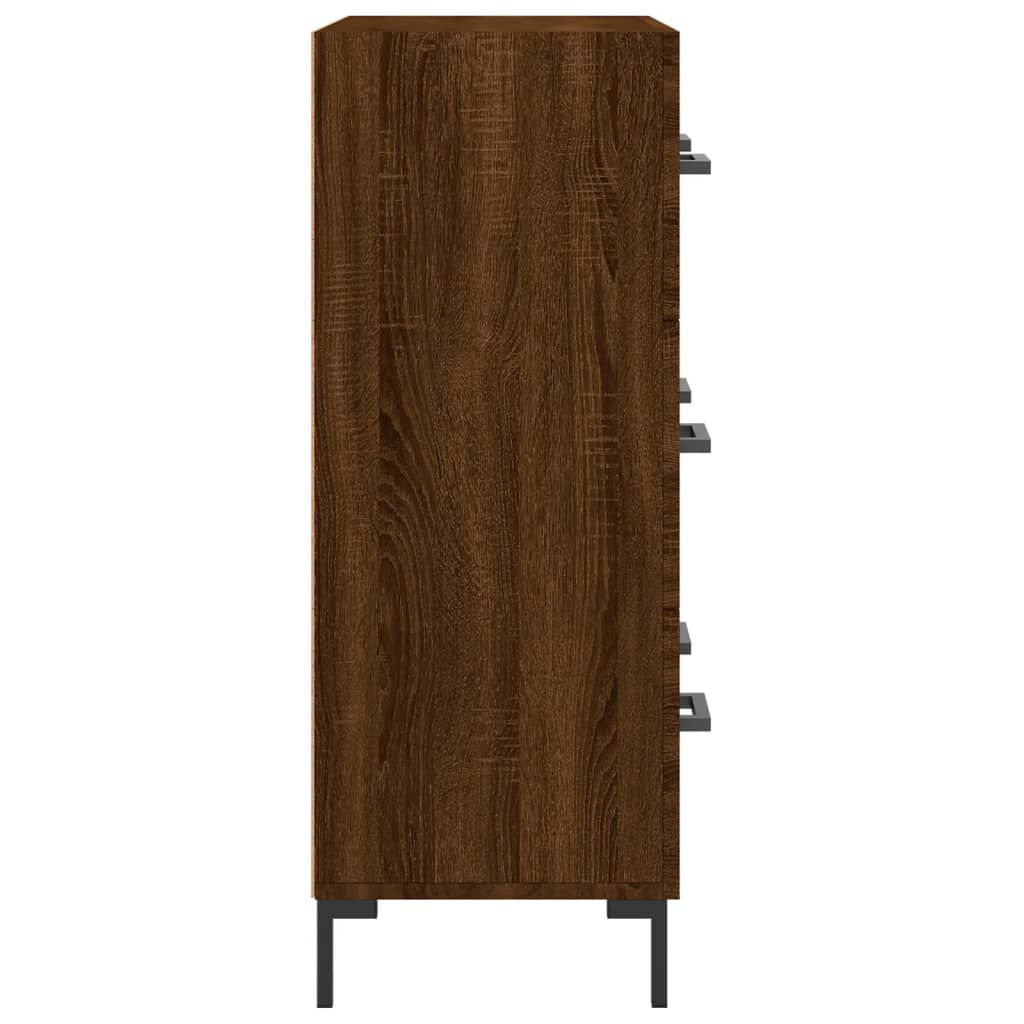 vidaXL Ντουλάπι Καφέ Δρυς 69,5 x 34 x 90 εκ. Επεξεργασμένο Ξύλο