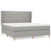 vidaXL &Kappa;&rho;&epsilon;&beta;ά&tau;&iota; Boxspring &mu;&epsilon; &Sigma;&tau;&rho;ώ&mu;&alpha; &Alpha;&nu;. &Pi;&rho;ά&sigma;&iota;&nu;&omicron; 160x200&epsilon;&kappa; &Upsilon;&phi;&alpha;&sigma;&mu;ά&tau;&iota;&nu;&omicron;