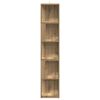vidaXL Γωνιακό ντουλάπι Artisan Oak 33x33x165 cm Κατασκευασμένο ξύλο