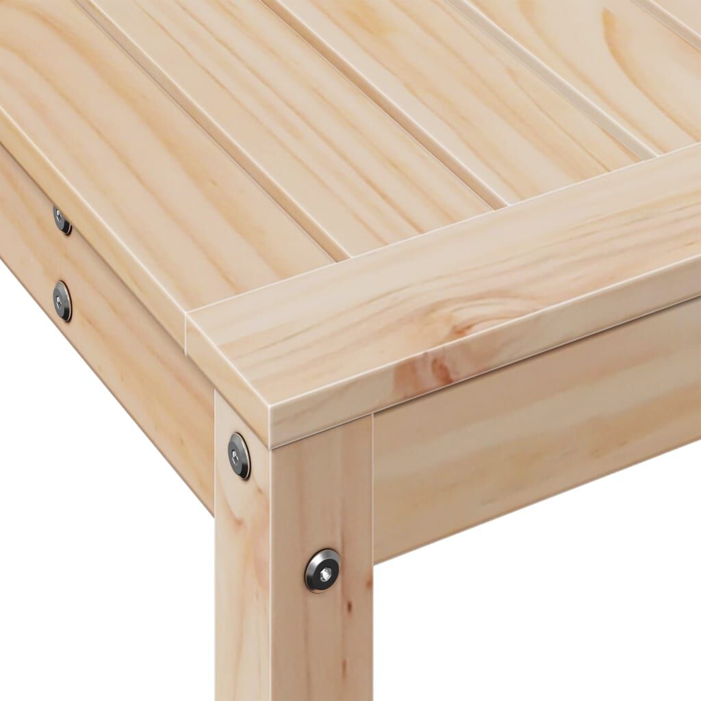 vidaXL Τραπέζι Κηπουρικής με Ράφι 108 x 35 x 75 εκ. Μασίφ Ξύλο Πεύκου