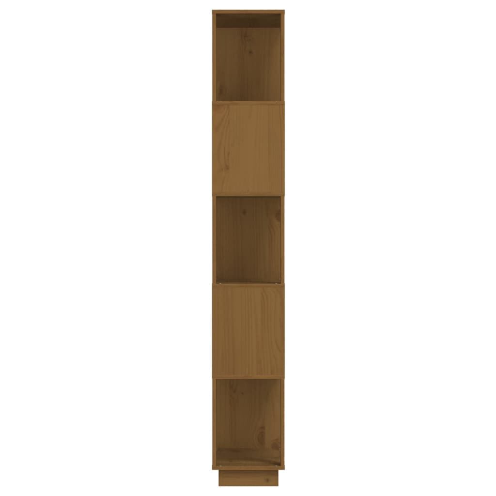 vidaXL Βιβλιοθήκη/Διαχωριστικό Χώρου Μελί 80x25x163,5 εκ. Μασίφ Ξύλο