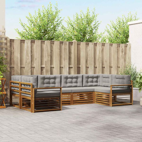 vidaXL &Sigma;&epsilon;&iota;&rho;ά &Kappa;&alpha;&nu;&alpha;&pi;έ &Epsilon;&xi;&omega;&tau;&epsilon;&rho;&iota;&kappa;&omicron;ύ 6 pcs &Phi;&upsilon;&sigma;&iota;&kappa;ό &kappa;&alpha;&iota; &Alpha;&nu;&omicron;&iota;&chi;&tau;ό &Gamma;&kappa;&rho;&iota;