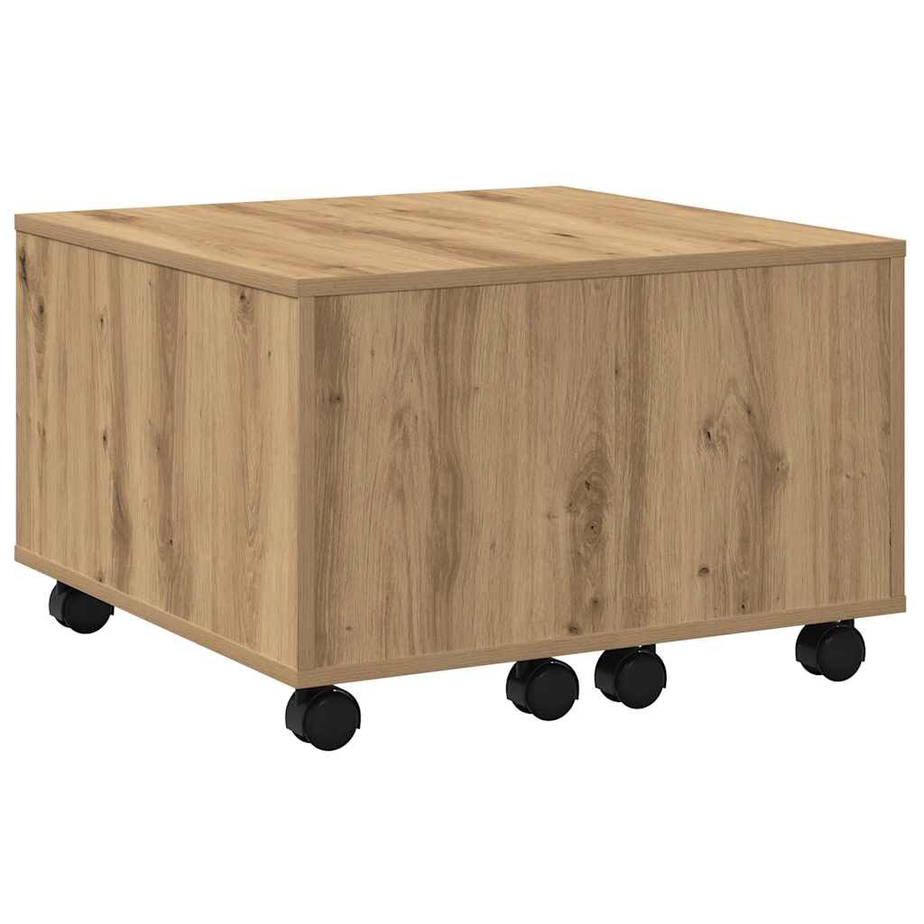 vidaXL Τραπεζάκι Σαλονιού Αρτισιανή Δρυς 60x60x38 εκ. Επεξ. Ξύλο