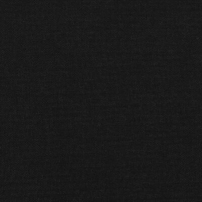vidaXL Κεφαλάρι Κρεβατιού Μαύρο 80x7x78/88 εκ. Υφασμάτινο