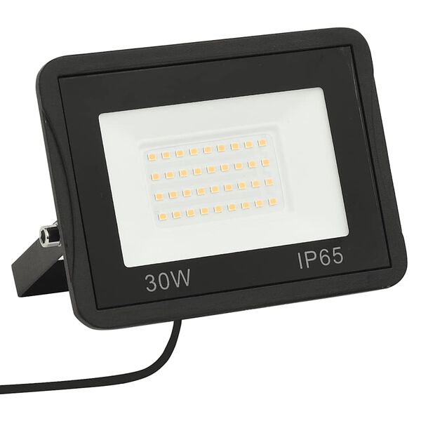 vidaXL Προβολέας LED Θερμό Λευκό 30 W