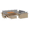 vidaXL &Sigma;&epsilon;&tau; &Kappa;&alpha;&nu;&alpha;&pi;έ &Kappa;ή&pi;&omicron;&upsilon; 13 pcs &Mu;&pi;&epsilon;&zeta; &sigma;&upsilon;&nu;&theta;&epsilon;&tau;&iota;&kappa;ό &rho;&alpha;&tau;ά&nu;