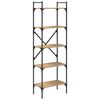 vidaXL &Beta;&iota;&beta;&lambda;&iota;&omicron;&theta;ή&kappa;&eta; 5 &epsilon;&pi;&iota;&pi;έ&delta;&omega;&nu; 56 x 32 x 174 cm &Epsilon;&pi;&epsilon;&xi;&epsilon;&rho;&gamma;&alpha;&sigma;&mu;έ&nu;&omicron; &xi;ύ&lambda;&omicron;