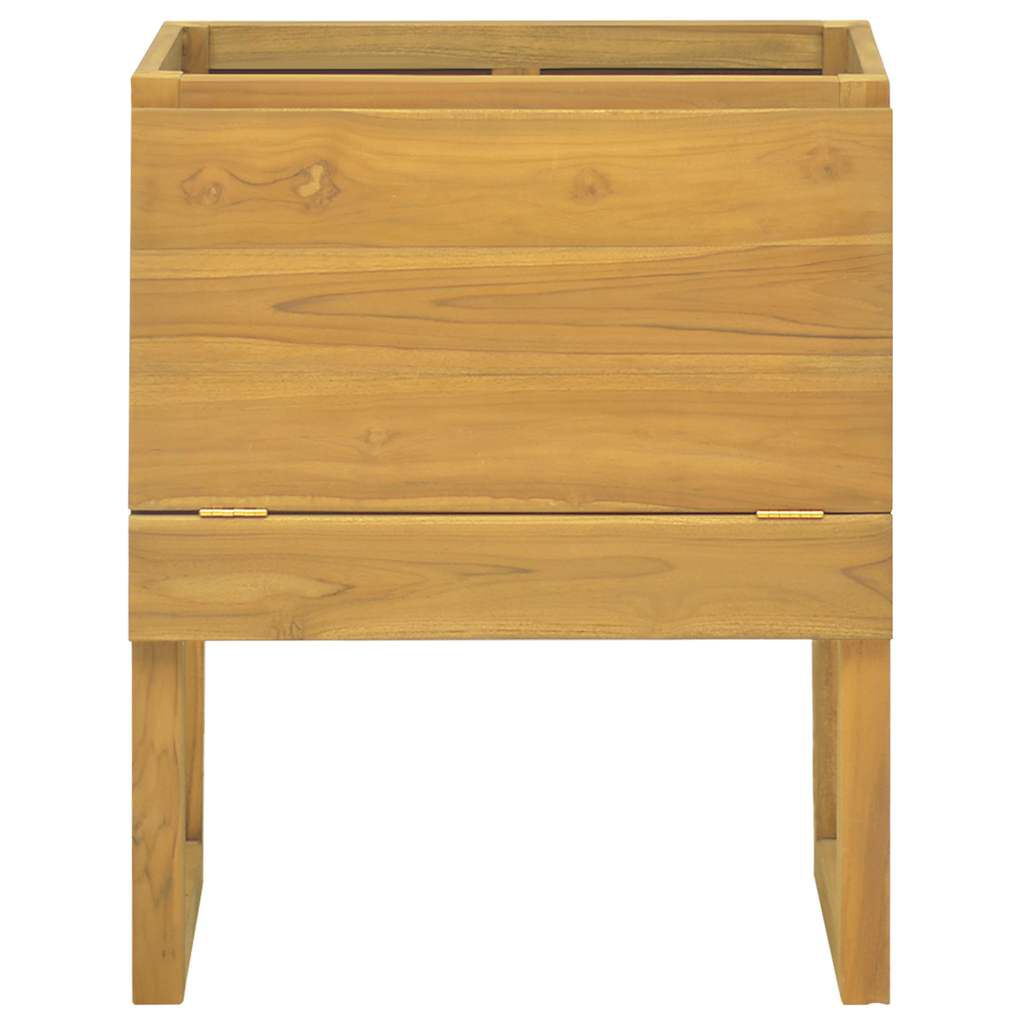 vidaXL Έπιπλο Μπάνιου 60 x 40 x 75 εκ. από Μασίφ Ξύλο Teak