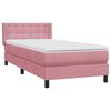 vidaXL &Kappa;&rho;&epsilon;&beta;ά&tau;&iota; Boxspring &mu;&epsilon; &Sigma;&tau;&rho;ώ&mu;&alpha; &Rho;&omicron;&zeta; 100x210 &epsilon;&kappa;. &Beta;&epsilon;&lambda;&omicron;ύ&delta;&iota;&nu;&omicron;