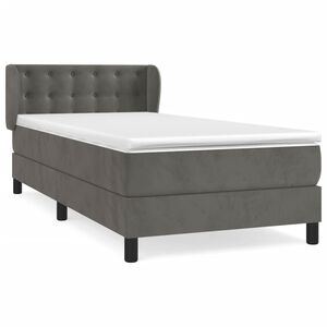vidaXL &Kappa;&rho;&epsilon;&beta;ά&tau;&iota; Boxspring &mu;&epsilon; &Sigma;&tau;&rho;ώ&mu;&alpha; &Sigma;&kappa;&omicron;ύ&rho;&omicron; &Gamma;&kappa;&rho;&iota; 80x200 &epsilon;&kappa;. &Beta;&epsilon;&lambda;&omicron;ύ&delta;&iota;&nu;&omicron;