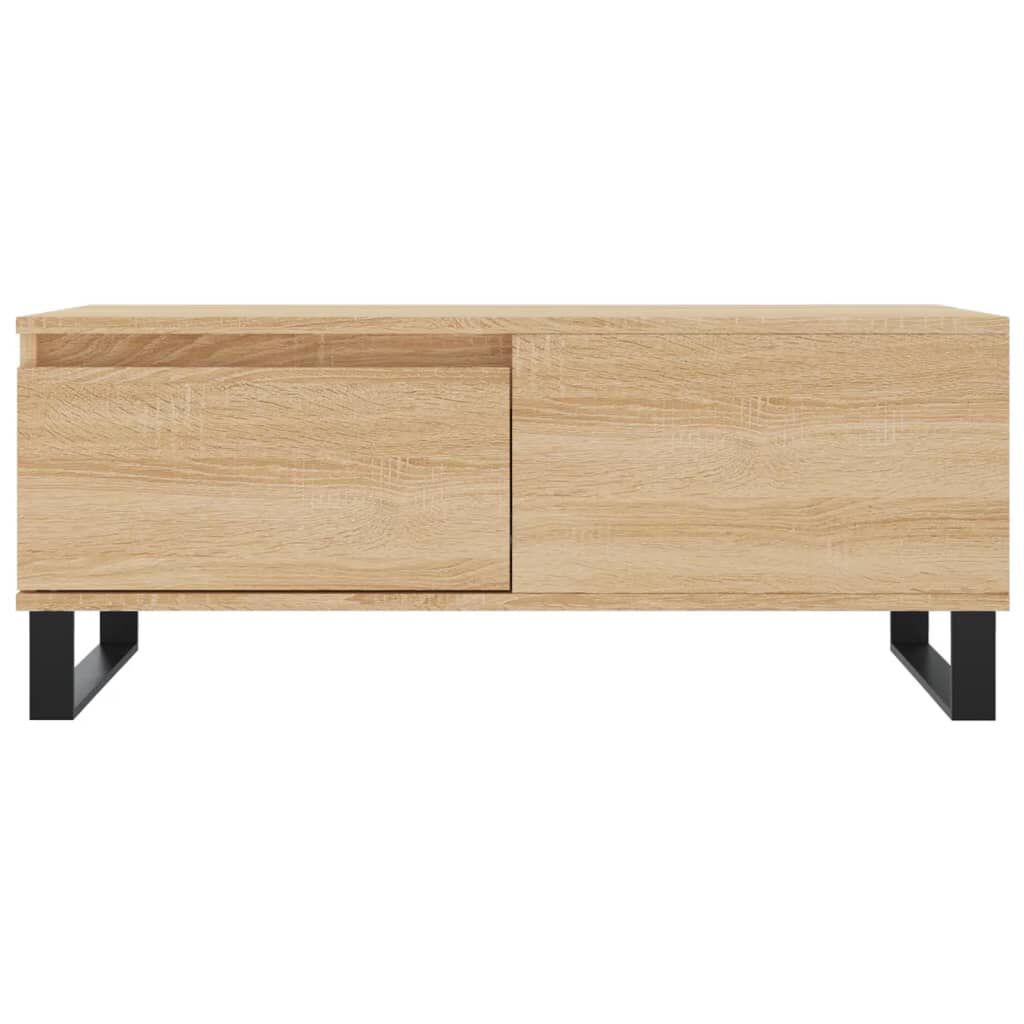 vidaXL Τραπεζάκι Σαλονιού Sonoma Δρυς 90x50x36,5 εκ. Επεξεργασμ. Ξύλο