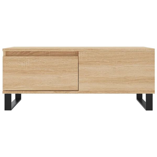 vidaXL Τραπεζάκι Σαλονιού Sonoma Δρυς 90x50x36,5 εκ. Επεξεργασμ. Ξύλο